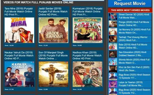 free online sites to watch hindi punjabi movies