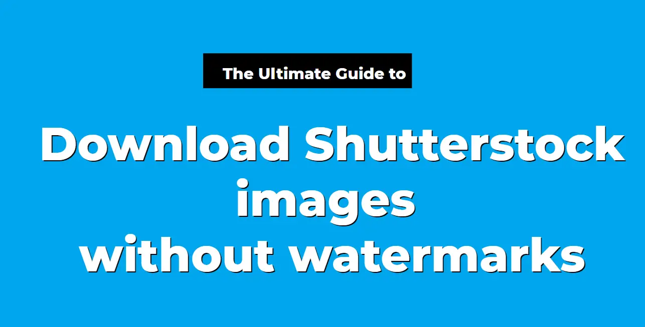 download shutterstock images