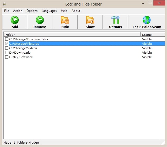 lock and hide folder lock software