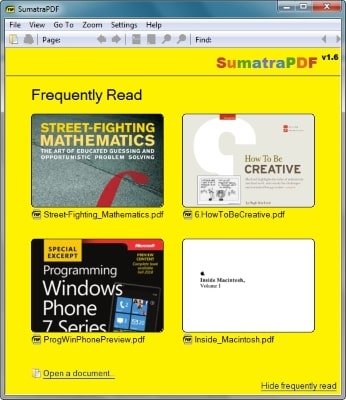 Sumatra free pdf reader for windows in 2021