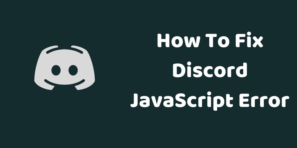 how to fix discord javascript error