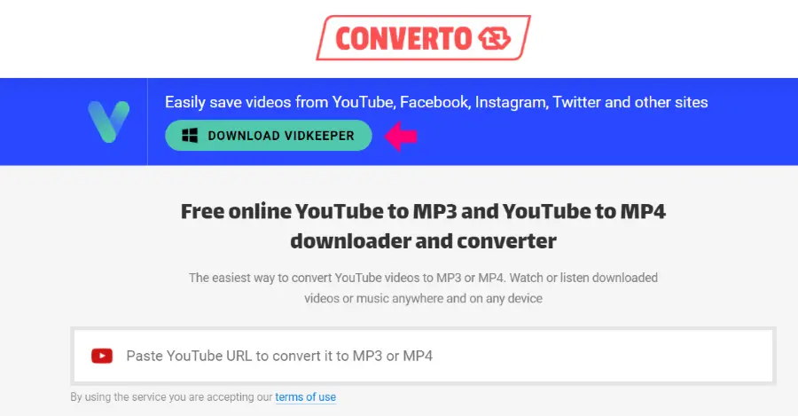 converto youtube to mp3 downloader