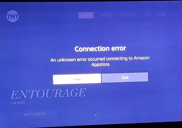 tnt not working on the firestick