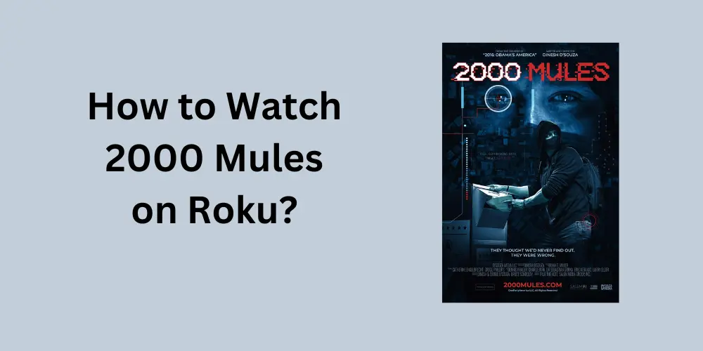 How to Watch 2000 Mules on Roku