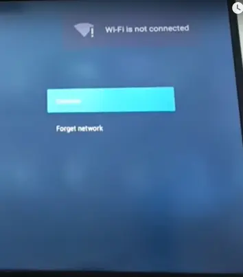 Forget and Reconnect to the WiFi Network