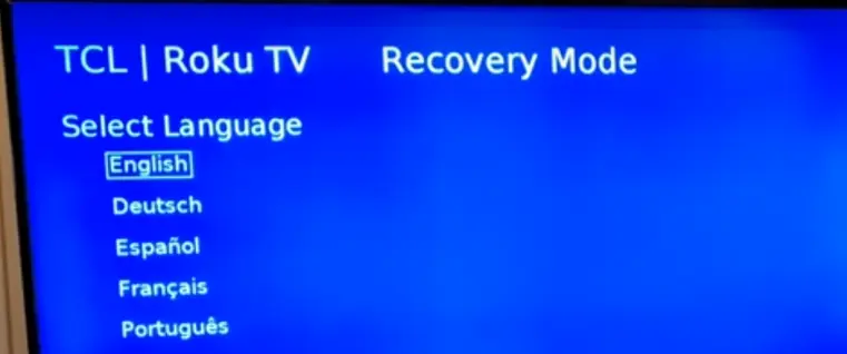 Fix Roku TV Stuck In Recovery Mode
