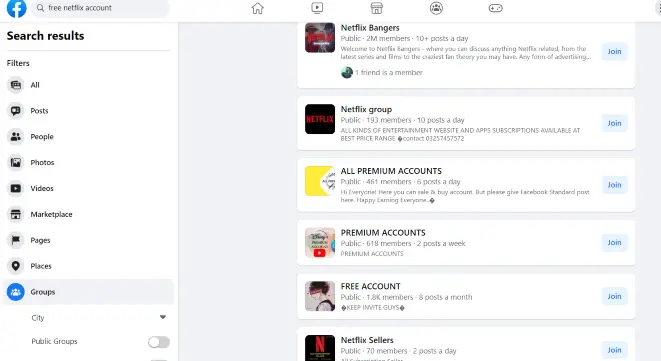 Free Netflix Accounts and Password Through Facebook