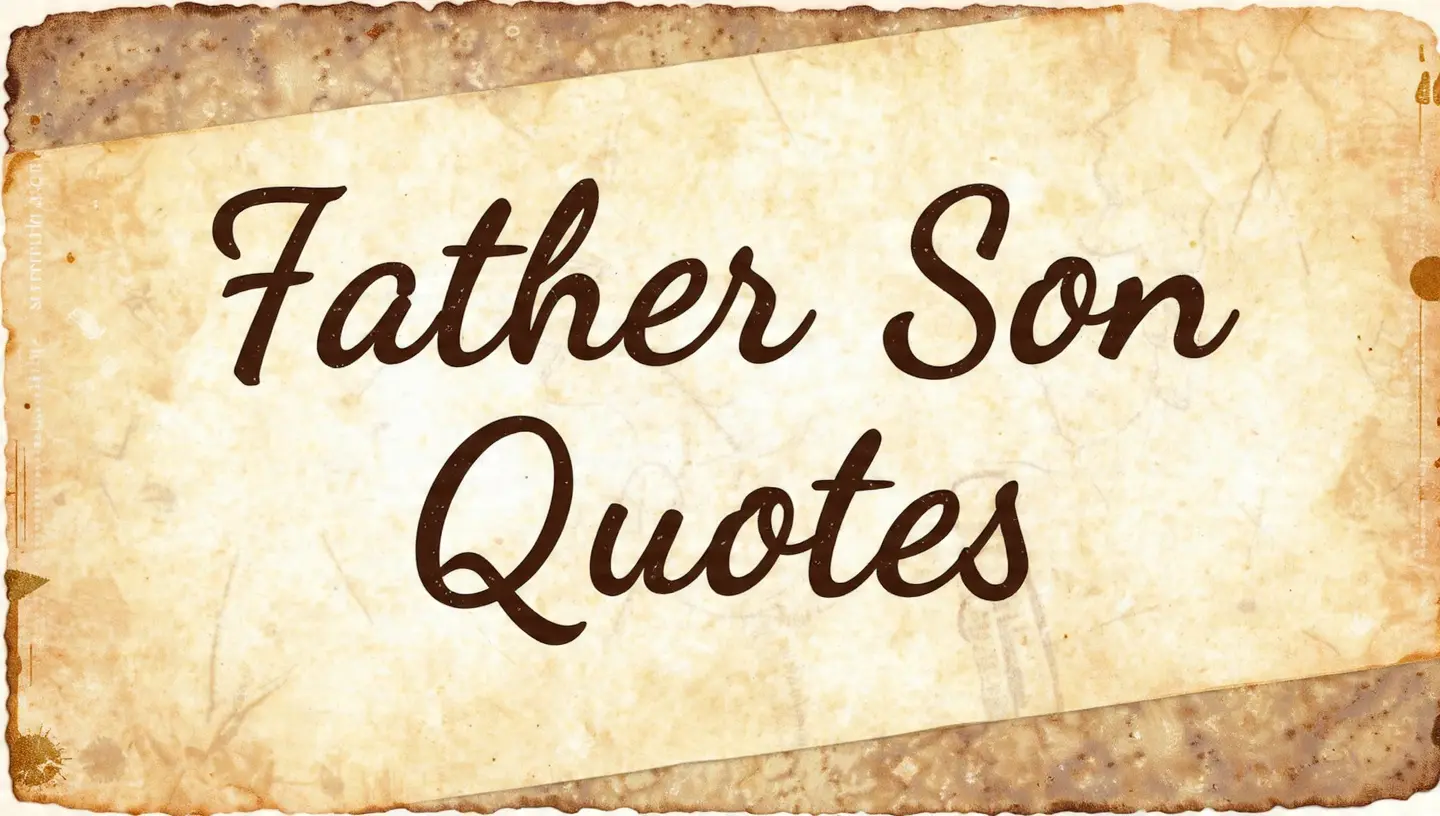 Father and Son Quotes
