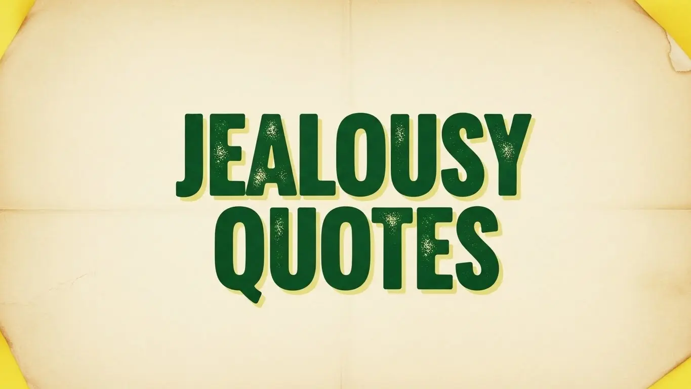Jealousy Quotes