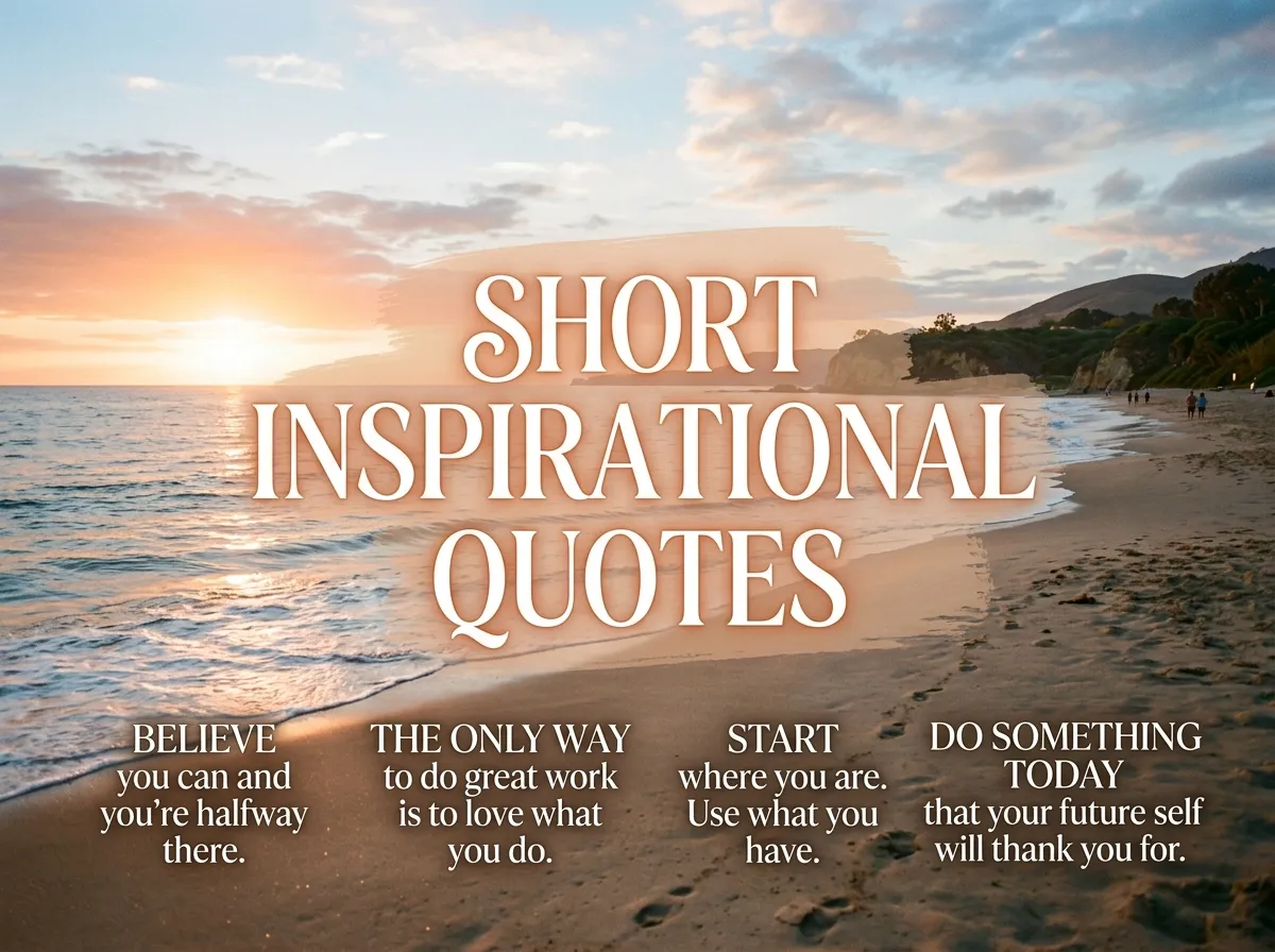 Short inspirational quotes