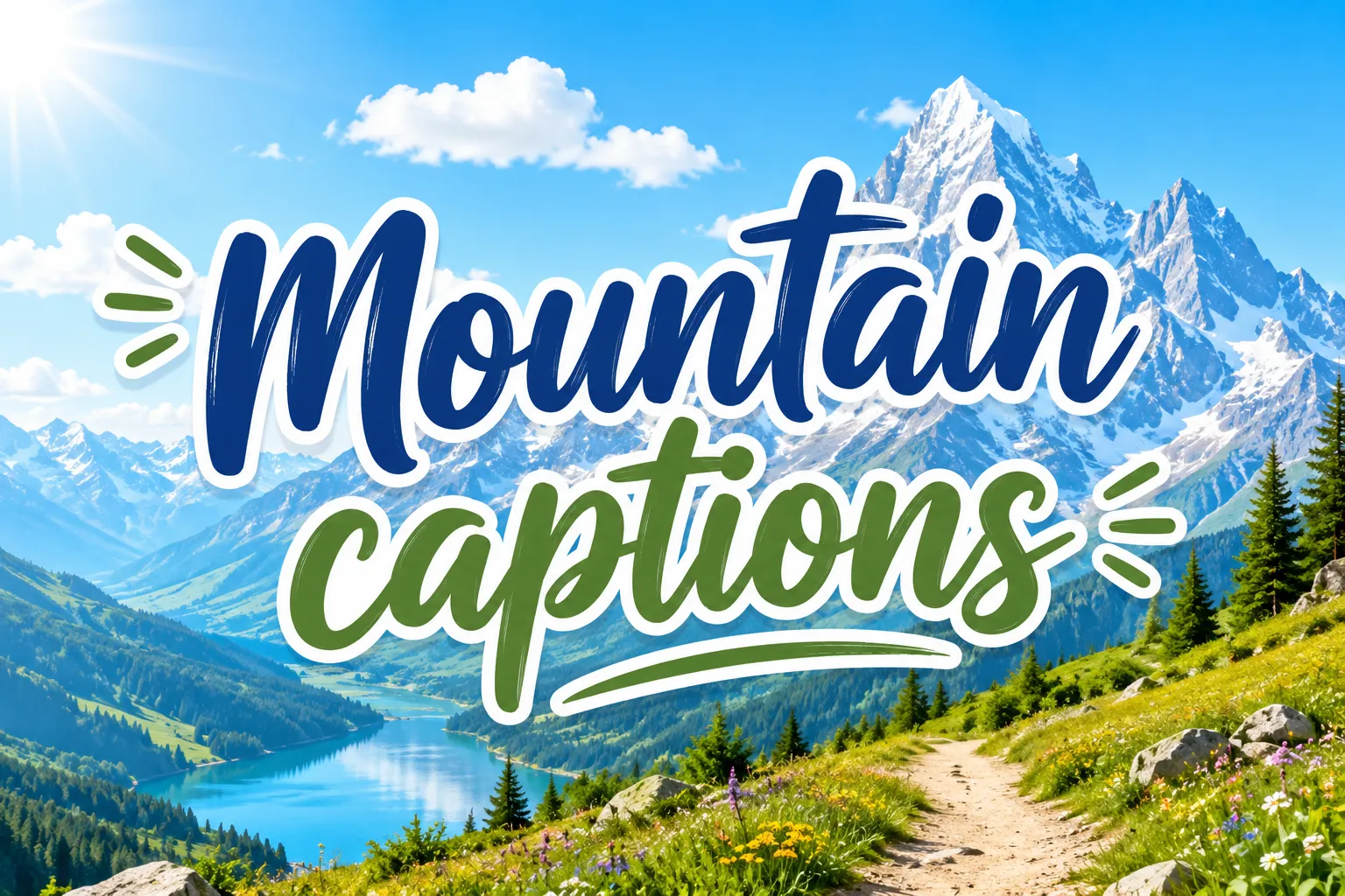 mountain captions